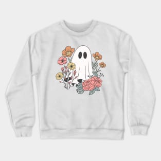 Floral Ghost Crewneck Sweatshirt